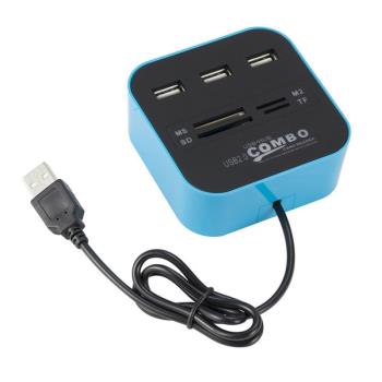 電腦USB多功能讀卡器HUB擴充套件TF卡SD卡多合一COMBO分線器hub集線器
