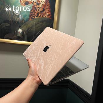 創意適用M4蘋果macbookair保護殼2024款筆記本m2電腦殼macbookpro保護套M3皮質14寸16透明13外殼15M1軟2023