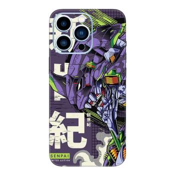 適用iPhone16promax一體包邊背膜蘋果14plus磨砂後膜全包邊12mini貼紙15全包手機後蓋膜邊框保護膜變形金剛