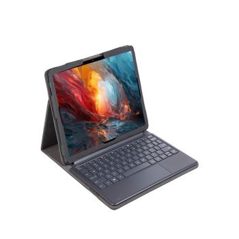 適用中興平板W200DS保護套W201DS/W203DS/W205S支架雲電腦皮套二合一5G商用全包W202DS鍵盤外殼