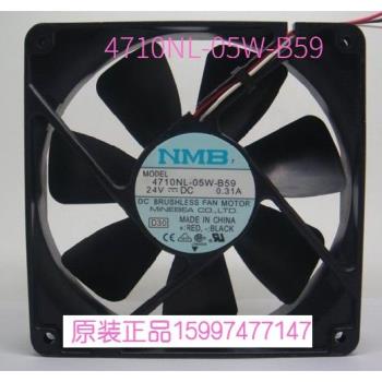 全新NMB4710NL-05W-B59 24V 0.31A 12025 12CM變頻器電腦散熱風扇