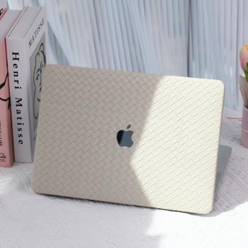 Macbook筆記本保護殼M4晶片蘋果Pro14電腦16編織紋A2779外殼m3保護套A2681配件Air15輕薄PU皮13.6套A2337