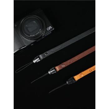 cam-in 相機背帶真皮微單復古文藝掛脖數碼斜挎牛皮手工斜挎肩帶