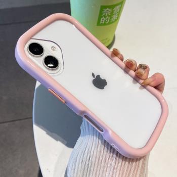 小腰適用蘋果15手機殼iphone16promax女款小眾14新款15pro個性創意13氣囊防摔16pro轉音孔14pm厚15promax硬殼