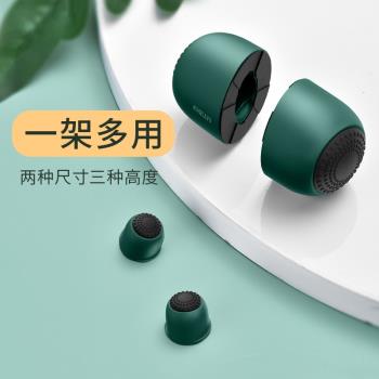 筆記本電腦支架便攜散熱器桌面懸空增高通用矽膠立式收納支撐底座適用於外星人聯想拯救者MacBookpro冰墊底座