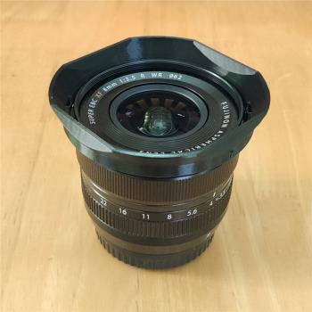 自制適用於富士FUJINON EBC XF 8mm 1:3.5 廣角鏡頭方形遮光罩