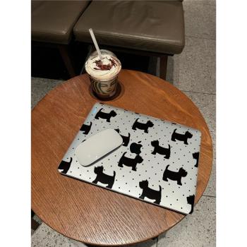 M[DOG]創意清新小黑狗macbook筆記本保護殼/防摔防磕耐磨輕薄散熱PC外殼/macpro/air殼子/mac蘋果電腦保護套