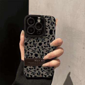適用蘋果16手機殼新款女iphone16promax秋冬小羊皮15plus全包鏡頭保護套14Pro不撞款13pm輕奢12防摔11軟殼lv