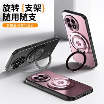 適用一加13手機殼新款防摔OPPO帶支架一體旋轉1加13保護殼女1十手機套十三軟殼1+13防滑高階金屬散熱外殼男5G