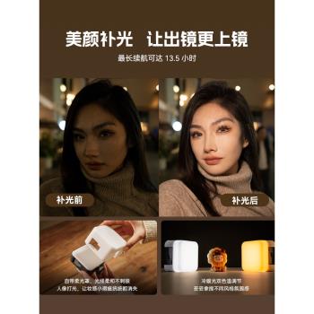 斯莫格VK系列手機支架Vlog套件延長自拍桿迷你便攜補光燈手持拍照