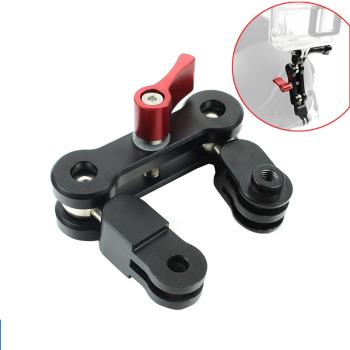 適用Gopro大疆DJI Osmo Action相機萬向臂魔術手臂360度旋轉支架