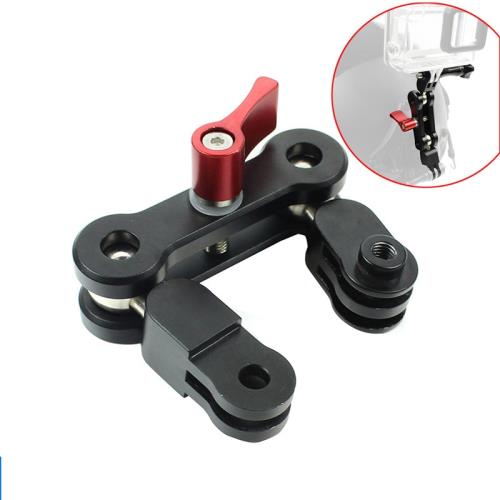適用Gopro大疆DJI Osmo Action相機萬向臂魔術手臂360度旋轉支架