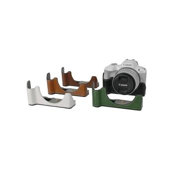 相機包皮套矽膠套保護套底座半套適用佳能 EOS R6 200DII R10 R50
