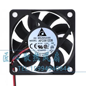原裝臺達 AFC0612DB 6015 12V 0.45A 6cm釐米 4線PWM溫控散熱風扇