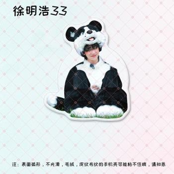 SEVENTEEN崔勝哲徐明浩權順榮尹凈漢周邊亞克力創意氣囊手機支架