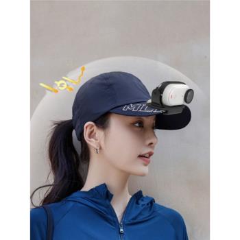 適用Insta360 GO3S/2/1迷你拇指運動相機帽夾相機配件多角度調節