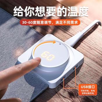 加熱鼠標墊暖桌墊辦公室滑鼠墊辦公超大電腦桌面防水發熱墊宿舍學