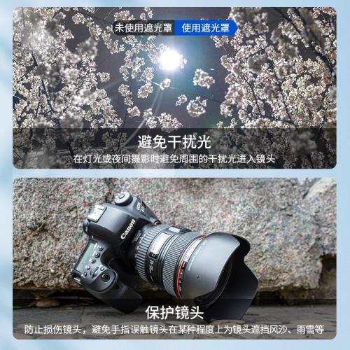 JJC 適用佳能RF16mm F2.8遮光罩R100 R62 R50 R5 R6 R7 R10 R8鏡