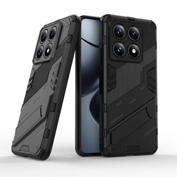 適用小米14TPro手機殼矽膠防摔MI14T海外國際版xiaomi 14tpro保護套磨砂軟硬殼全包軟殼簡約個性創意隱形支架