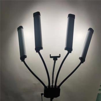 LED4臂軟管燈美顏新品65W可折疊輕便紋繡美容拍攝影燈補光燈