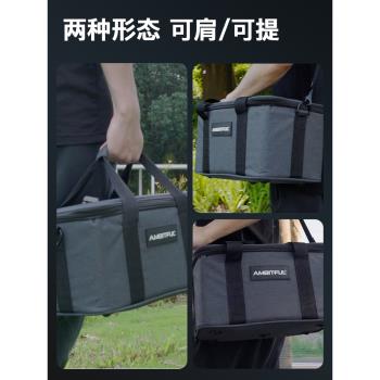 Ambitful志捷FL80W攝影LED補光燈手提收納套裝包PB18閃光燈外拍加厚內膽包多功能保護袋影視配件燈具箱包