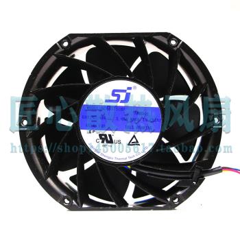 生久 SC481751BS DC 48V 3.48A 大風力暴力變頻器散熱4線風扇