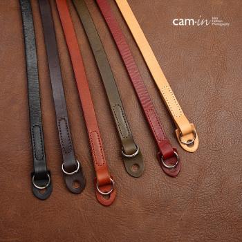 cam-in 義大利植鞣牛皮專業相機背帶 真皮肩帶 圓孔介面 CS201