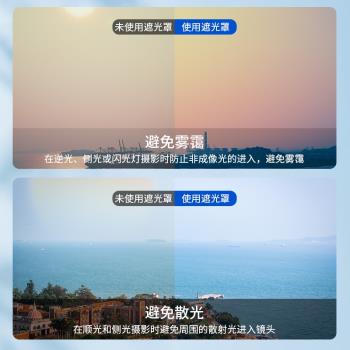 JJC 適用索尼FE 55mm F1.8遮光罩E 24mm F1.8替代ALC-SH131微單相