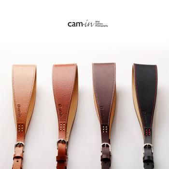 cam-in 義大利植鞣牛皮單反減壓相機背帶 真皮復古微單肩帶 CS225