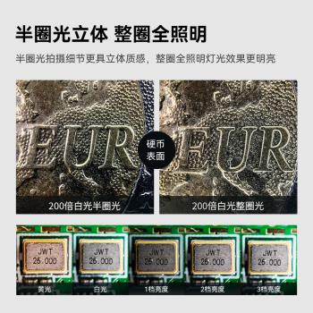 APEXEL紫光鑒定珠布藝皮膚電子檢測200倍帶CPL便攜顯微手機鏡頭