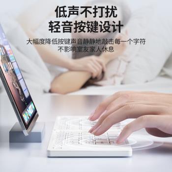 jexiwe折疊藍牙鍵盤適用ipad平板電腦手機筆記本通用超薄辦公家用打字靜音小巧便攜小型折疊無線鍵盤充電鍵鼠