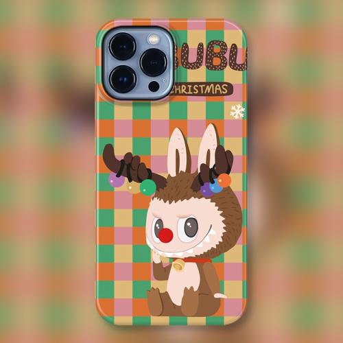 POP周邊潮玩瑪特Labubu拉布布適用iPhone15Promax蘋果手機殼潮牌14防摔套13個性12女11可愛卡通MONSTER圣誕鹿