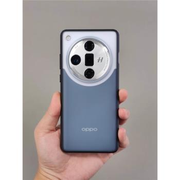 Magsafe磁吸無線充電護甲OPPO適用FindX7Ultra磨砂透明Findx8手機保護殼X5/x6pro軟邊真我RealmeGT5車載支架