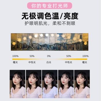Selens/喜樂仕LED環形補光燈大光圈圓形燈網紅主播美顏嫩膚高畫質自
