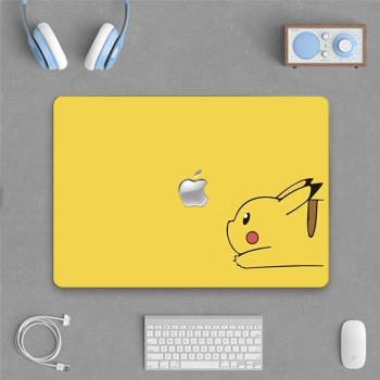 適用於macbook保護殼pro13寸蘋果電腦air13.3保護套可愛皮卡丘