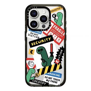 CASE聯名joguman搞怪小恐龍明星同款15適用Phone14ProMax蘋果13Pro網紅可愛12防摔phone15pro磁吸手機殼