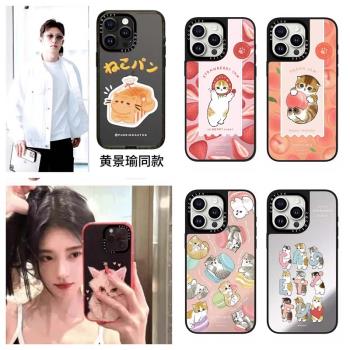 CASE聯名Mousand可愛甜品小貓咪明星同款15適用Phone14ProMax蘋果13Pro可愛12防摔phone15pro磁吸手機殼