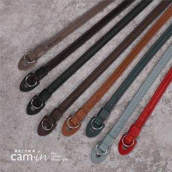 cam-in 雙面真皮相機背帶索尼斜跨減壓徠卡適用於微單富士X100V