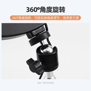 新品補光燈新品網紅主播美顏10寸折疊三腳架支架手機led環形燈