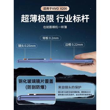 適用vivox200pro手機殼新款x200promini保護套素皮全包防摔x100spro高階超薄vivox100ultra真皮情侶高階外殼