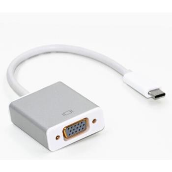 熠銘type-c轉VGA轉換器 USB 3.1介面筆記本macbook接投影儀轉換線