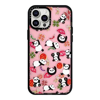 CASE聯名Search Resul食神胖達熊貓鏡面可愛新款pone15Promax適用Phone14ProMax防摔13Pro蘋果15手機殼