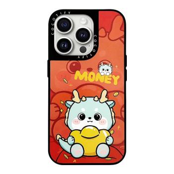 CASE國風新年發財幸運龍寶寶15適用Phone14ProMax蘋果13Pro網紅可愛12防摔phone15pro磁吸手機殼