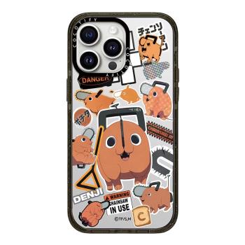 CASE磁吸鏡面鏈鋸人恐怖俱樂部15Pro適用於Phone14ProMax蘋果13Pro網紅聯名限量12防摔保護蘋果15手機殼