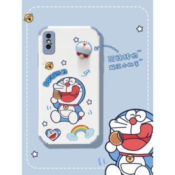可旋轉蘋果x手機殼新款iPhonexr保護套xsmax仿皮xs創意軟殼網紅ins風鏡頭全包個性可愛女款解壓卡通