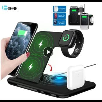 15W Qi Fast Wireless Charger Stand適用於iPhone Airpods iWatch無線充電器支架