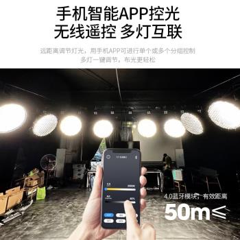 雙色溫新品間可調燈光LED新品主播攝影燈新品補光燈足功率300W