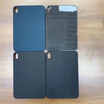 適用蘋果ipad mini6 8.3英寸平板殼凱夫拉芳綸纖維耐磨mini5啞藍真碳超薄MINI7高階商務男亮黑防摔硬殼5G