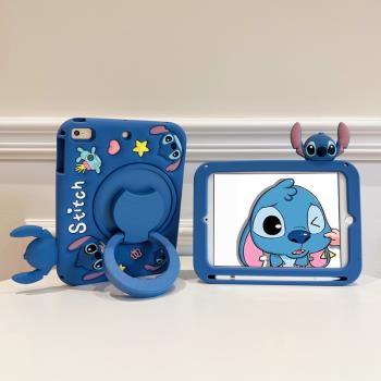 卡通360旋轉iPad Air4保護套mini6平板殼pro11帶筆槽iPad10第十代9適用蘋果air5矽膠2迷你3防摔7新款2018版7
