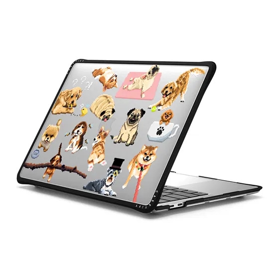 CASETiFY聯名Fatbeard國際狗狗日像素藝術適用于蘋果MacBook Pro13/14 